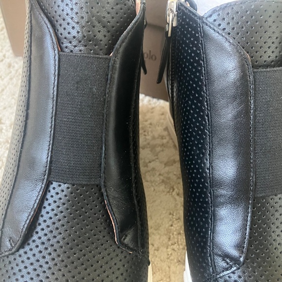 Paolo Anna Black Wedge Shoes Size 7.5 - Picture 10 of 15